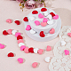40 шт. 4-х цветные бусины в форме сердца из пищевого экологически чистого силикона SIL-DC0001-77-5