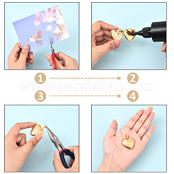 2 шт. подвеска-медальон из хирургической нержавеющей стали 316&nbsp;STAS-YW0003-16G