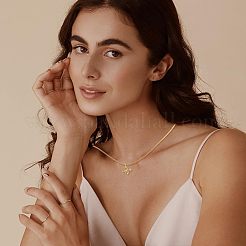 10шт латунные микропаве прозрачные кубические циркониевые подвески&nbsp;ZIRC-HS0001-01