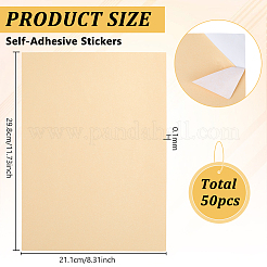 50 шт. бумажные самоклеящиеся наклейки&nbsp;AJEW-BC0009-79A