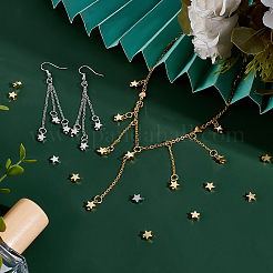 100шт 2 цвета латунные бусины&nbsp;KK-PH0012-94A