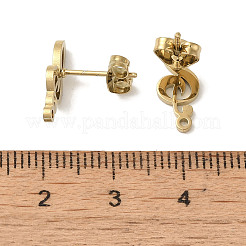 Ионное покрытие (ip) 304 нержавеющая сталь гвоздики фурнитура для сережек STAS-I206-26G