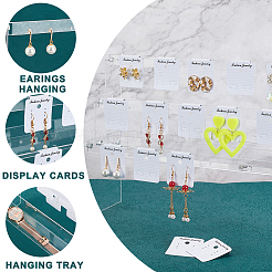 3-ярусные собранные акриловые подставки для серег EDIS-WH0006-53