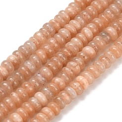 Натуральный Sunstone бисер пряди G-Z110-B33-2x4mm