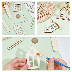 Деревянные сервировочные подносы DIY-WH0349-305