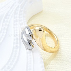 Латунные манжеты для женщин RJEW-G347-04GP