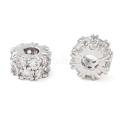 Латунные микропаве из прозрачного кубического циркония KK-U028-29P