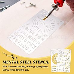 2шт 2 трафарета для резки из нержавеющей стали 304 DIY-FG0001-92