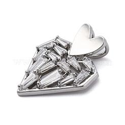 Латунные микро проложить кубического циркония подвески&nbsp;KK-V009-28G