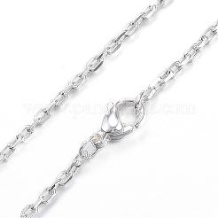 Ожерелья из нержавеющей стали 304 с цепочкой из троса&nbsp;NJEW-P162-12S