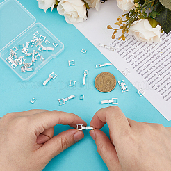 20 комплект из 2-х видов экологически чистых латунных застежек для часовых ремешков KK-FH0007-54S