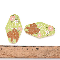 Подвески из сплава с покрытием стойки и эмали&nbsp;ENAM-T021-29L