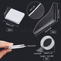 Пластиковые ветрозащитные стопорные клипсы FIND-GA0001-23