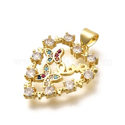 Стойки обшивки латунь микро проложить Циркон подвеску&nbsp;KK-L226-050G-02