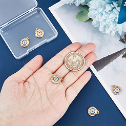 Латунные микро проложить кубического циркония подвески KK-BBC0003-39