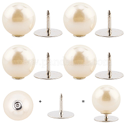 20 шт. АБС-пластик перламутровые кнопки без пришивания BUTT-CY0001-22B