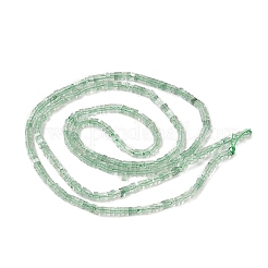 Природный зеленый бисер пряди клубники кварца G-G271-G04-1x1.5mm
