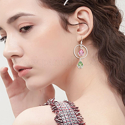 Цинковый сплав с подвесками из кубического циркония&nbsp;FIND-HY0003-98S