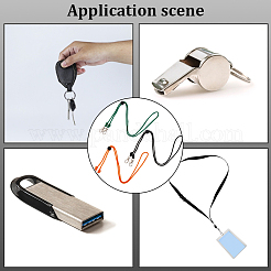 3 шт. регулируемые ремни для визитных карточек из двухцветного полиэстера&nbsp;AJEW-GF0012-16