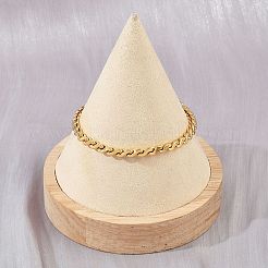 Браслеты-цепочки из нержавеющей стали 304 для женщин&nbsp;BJEW-Z143-05G