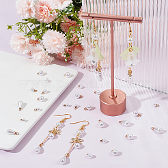 120 шт. 4 стильных пластиковых подвесок с имитацией жемчуга&nbsp;KK-BBC0011-34