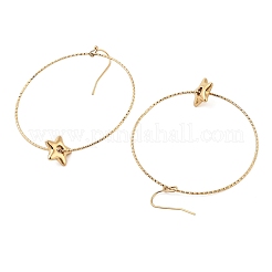 Женские серьги-подвески из нержавеющей стали 304 с ионным покрытием (IP) EJEW-G397-02G