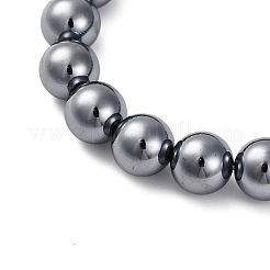 Ожерелья из круглых терагерцовых камней диаметром 8 мм NJEW-H045-02