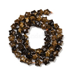 Природных тигровый глаз бисер нитей G-Z080-A16-8mm