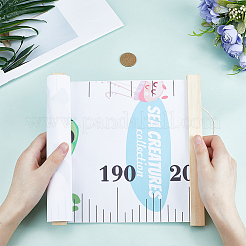 Съемная таблица роста с рисунком Aniaml для детей AJEW-WH0165-70A