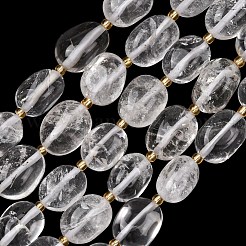 Природных кристаллов кварца бисер нитей&nbsp;G-G453-D17-01