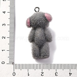 Кулоны из флокированной смолы RESI-Q011-02C