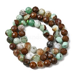 Природные хризоколлу бисер нитей G-RM250101-D8