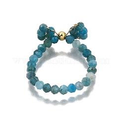 Перстни из натурального апатита&nbsp;RJEW-TA00204-02