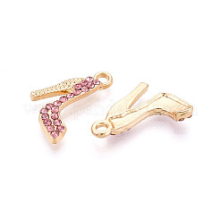 Подвески из сплава и страза&nbsp;PALLOY-T092-25G