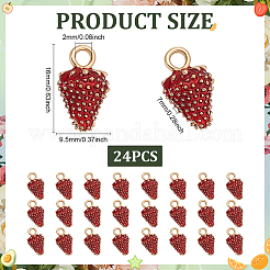 24 шт. Подвески из сплава с эмалью&nbsp;ENAM-ME0001-54