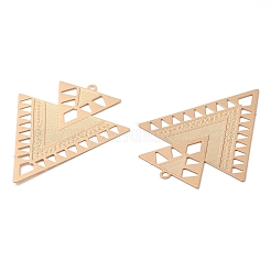 Долговечные филигранные подвески из латуни с покрытием&nbsp;KK-K336-37KCG