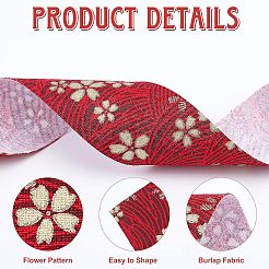 Японское кимоно с цветочной хлопковой лентой OCOR-FG0001-07