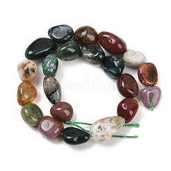 Природного индийского агата бисер нитей&nbsp;G-K395-B12-02