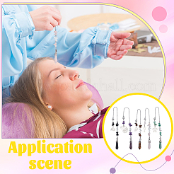 5 шт. маятники для лозоходства из натурального камня PALLOY-GA00051