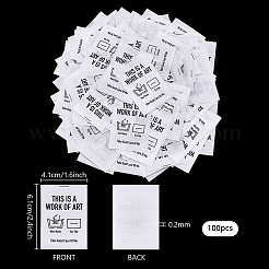 Тканые ремесленные этикетки SENE-WH0007-09