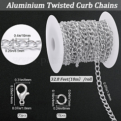 Набор для самостоятельного изготовления ожерелья из алюминиевых цепей-панцирей DIY-SP0001-13A-S