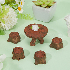 1 пакетик стула и стола из смоляного пня&nbsp;DJEW-CN0001-41