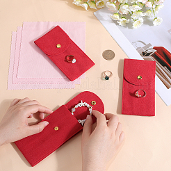 3 комплект прямоугольных бархатных мешочков для хранения часов&nbsp;ABAG-BBC0001-12A