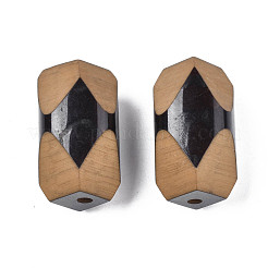 Двухцветные акриловые бусины&nbsp;SACR-S274-05