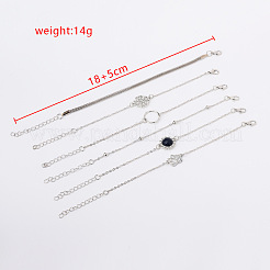 6шт. 6 стиля браслета из сплава и цепочки&nbsp;FS-WG1CF16-01