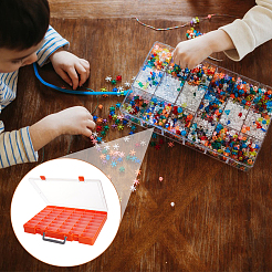 48 сетчатый органайзер для ящиков для хранения из прозрачного полипропилена (ПП) CON-WH0089-60B