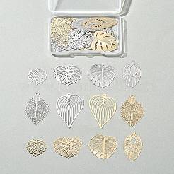 24шт 12 стиля латунные подвески KKC-FS0001-01