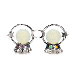 Опалитовые сферические украшения для витрины&nbsp;DJEW-G032-03AS-08