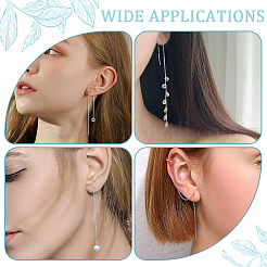 30 пара сережек-гвоздиков из нержавеющей стали 304 STAS-SC0006-55