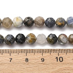 Натуральный кианитовые бисер пряди G-RM2025-A45-6mm-A